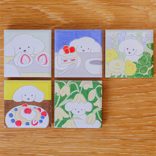 てらおかなつみ 原画 いぬ てらおかなつみ原画犬いぬ